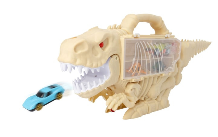 Dino s auty střílející 47cm