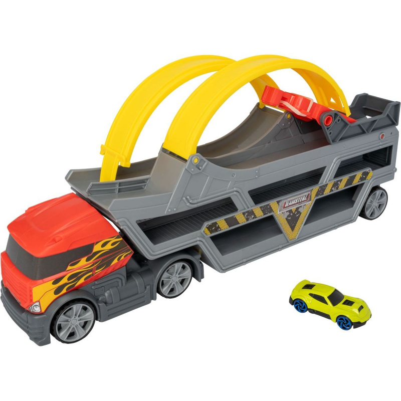 Teamsterz multifunkční transportér s autíčkem a loopingem