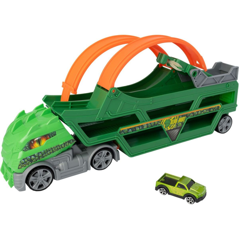 Teamsterz dino přenosný transportér s autíčkem a loopingem