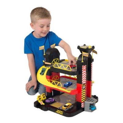 Halsall Teamsterz 3 patrová garáž s 5 autíčky