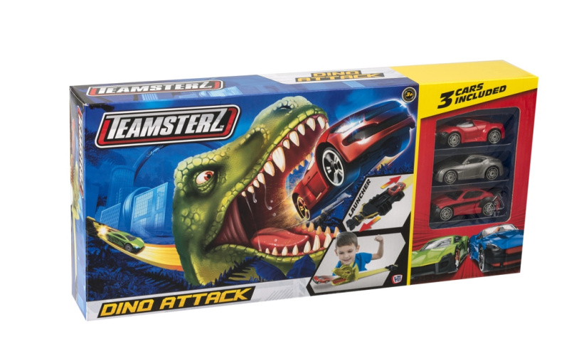 Alltoys Halsall Teamsterz dráha dinosaurus 3 autíček