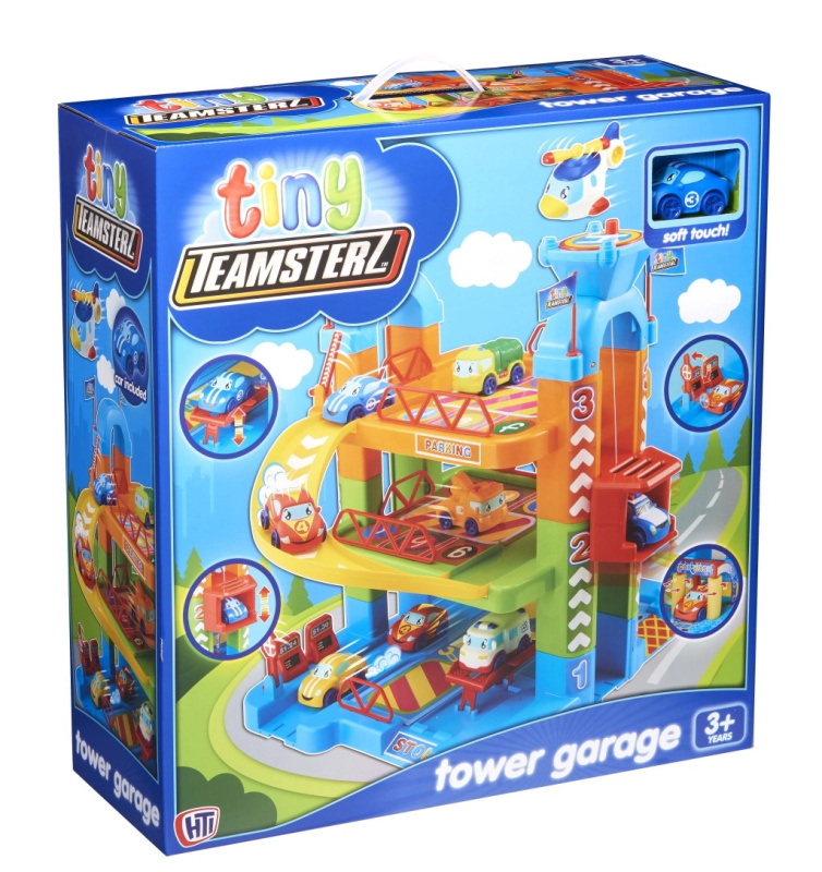 Alltoys Halsall Teamsterz Tiny garáž + 1 autíčka