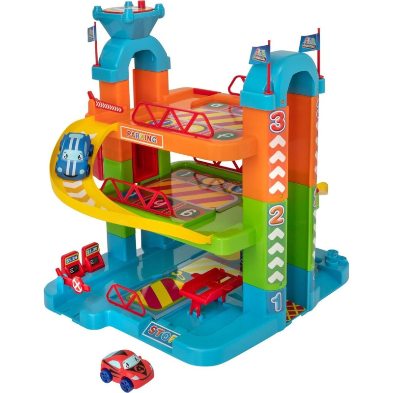 Alltoys Halsall Teamsterz Tiny garáž + 1 autíčka