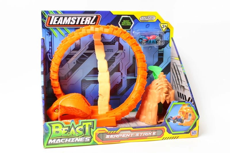 Teamsterz Beast Machines serpentinová dráha Serpent Strike s autíčkem