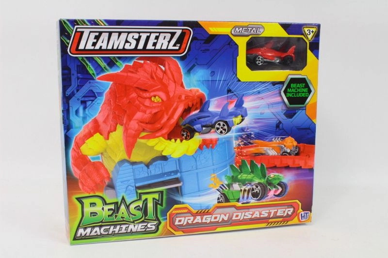 Teamsterz Beast Machines dračí zkáza – vystřelovací sada s autíčkem