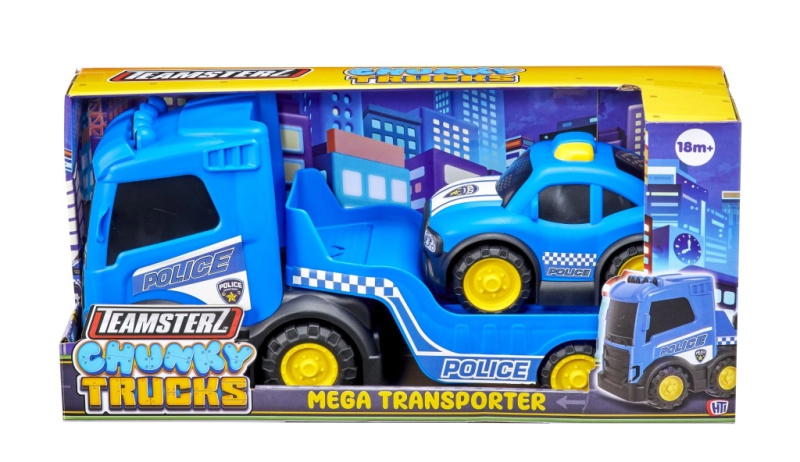 Policejní nákladní vůz a autíčko Teamsterz