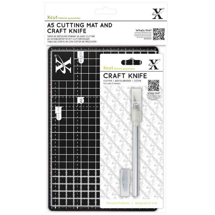 Řezací podložka A5 a nůž Xcut