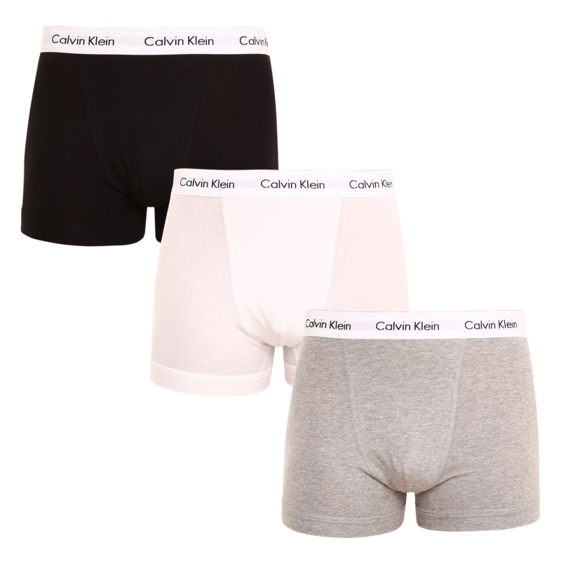 3PACK pánské boxerky Calvin Klein vícebarevné (U2662G-998) S, trenky / trenýrky