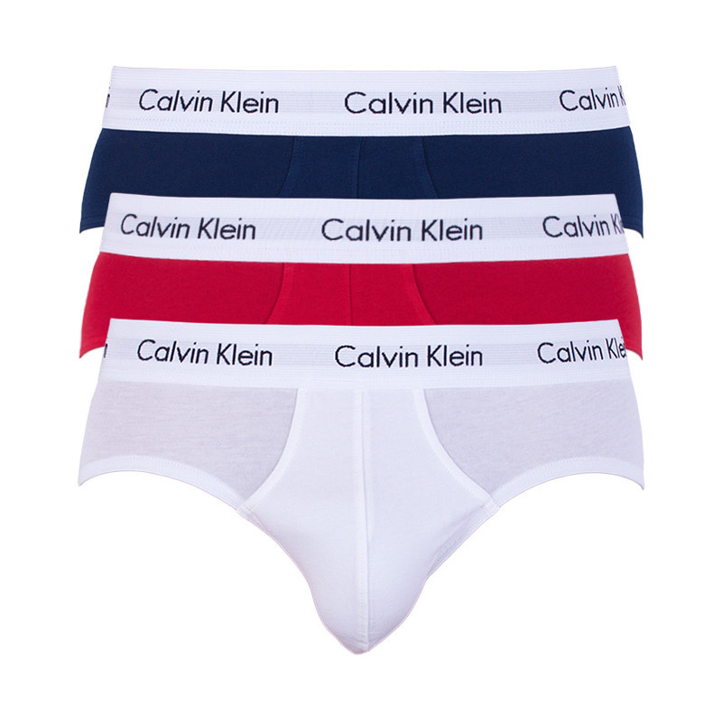 3PACK pánské slipy Calvin Klein vícebarevné (U2661G-i03) XL