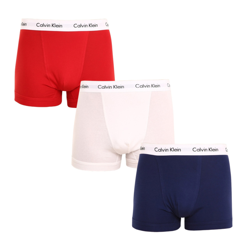 3PACK pánské boxerky Calvin Klein vícebarevné (U2662G-i03) XL, trenky / trenýrky