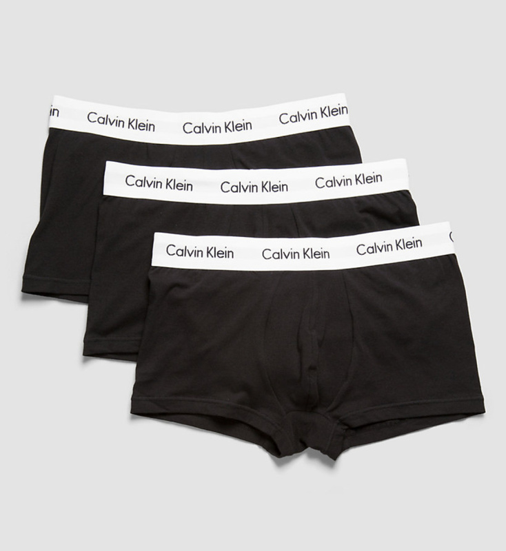 3PACK pánské boxerky Calvin Klein černé (U2664G-001) L, trenky / trenýrky