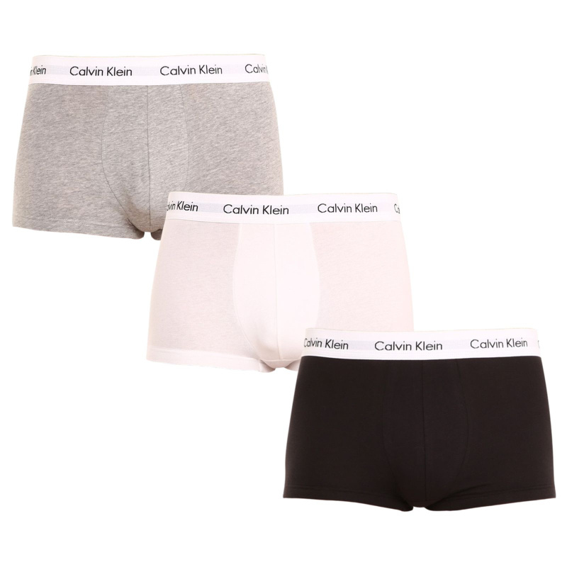 3PACK pánské boxerky Calvin Klein vícebarevné (U2664G-998) M, trenky / trenýrky