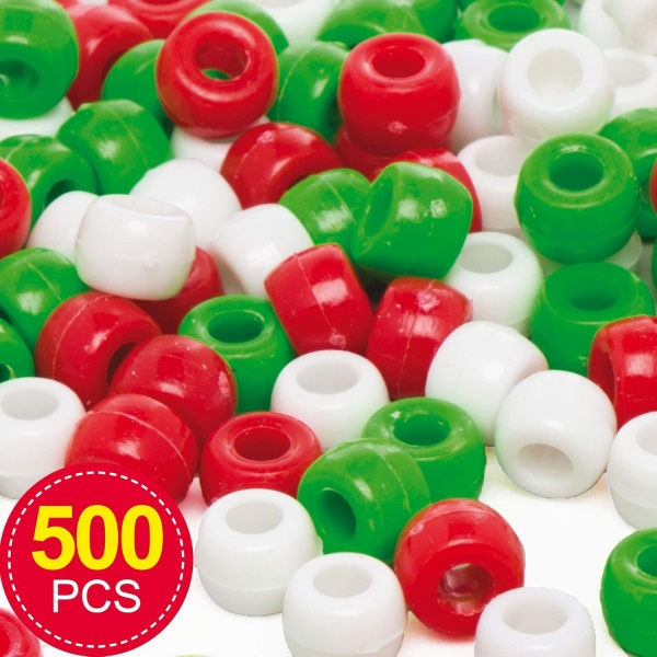 Vánoční korálky cenově výhodné balení (AR691) 500ks Baker Ross