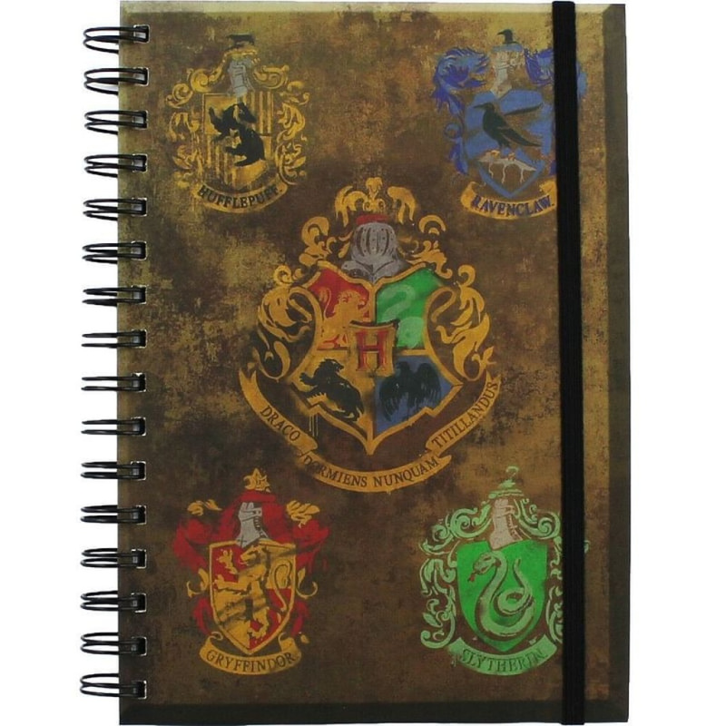 Blok A5 kroužkový linkovaný Harry Potter