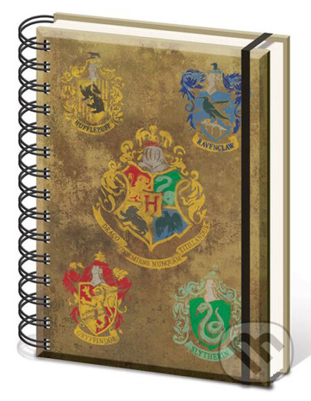 Blok A5 kroužkový linkovaný Harry Potter