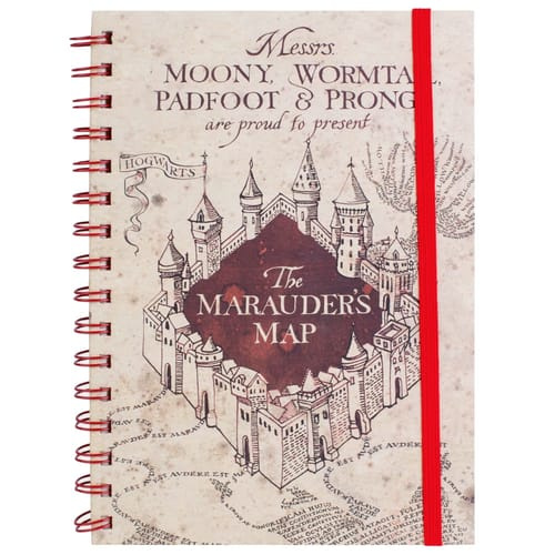 Cure Pink poznámkový blok Harry Potter: The Marauders Map A5 14,8 x 21 cm SR72325