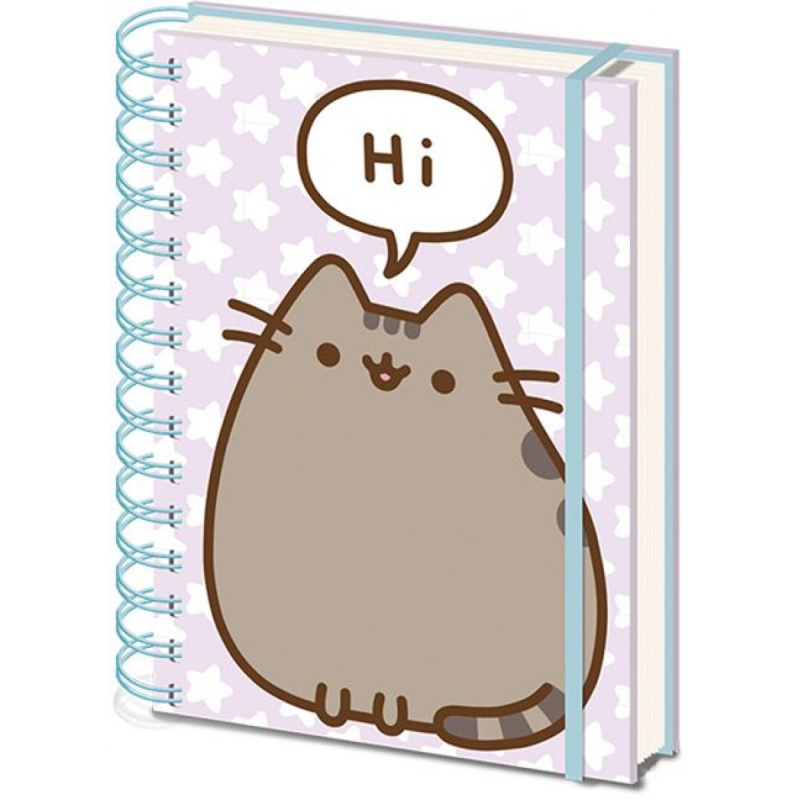 Linkovaný blok A5 s motivem Pusheen