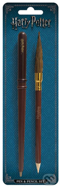 CurePink SR72540 Harry Potter Wand & Broom propiska a tužka 7 x 23 cm