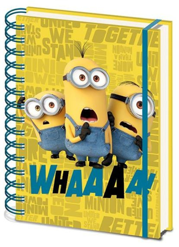 Blok A5 Kroužkový Mimoni Whaaa