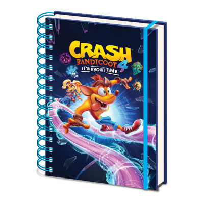 Bandicoot Kroužkový zápisník A5 Crash