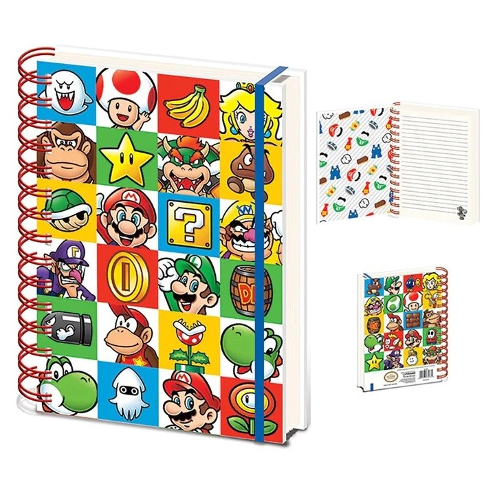 Pyramid International Zápisník Super Mario 4 Colour A5