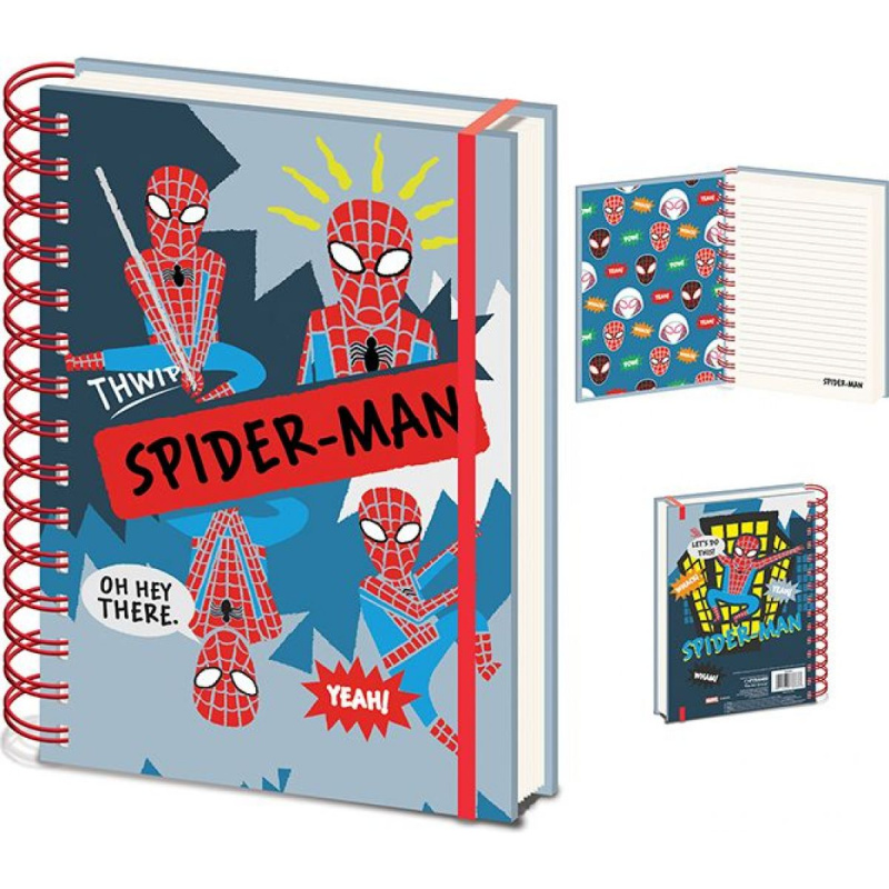 EPEE Merch Pyramid Blok A5 kroužkový Spiderman Sketch