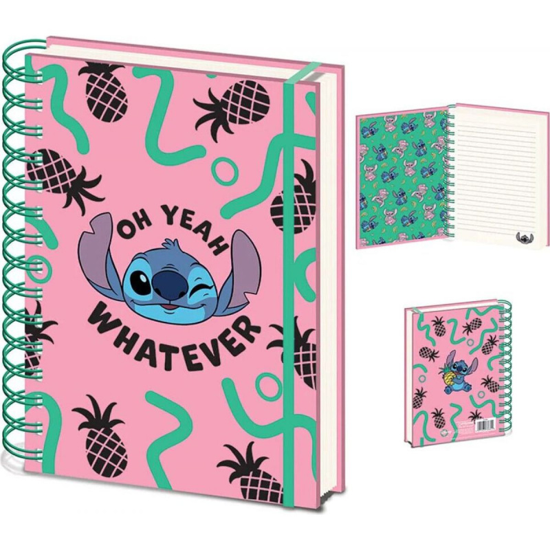 Kroužkový blok Lilo a Stitch A5