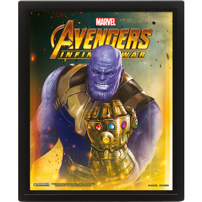Avengers : Thanos - 3D Obraz s rámem 3D Obraz (s rámem)