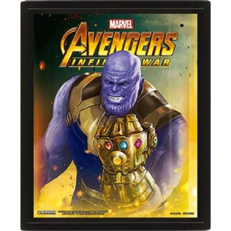 Avengers : Thanos - 3D Obraz s rámem 3D Obraz (s rámem)