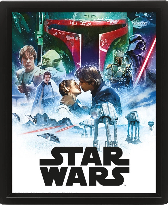 Star Wars : Episoda IV/V - 3D Obraz s rámem 3D Obraz (s rámem)