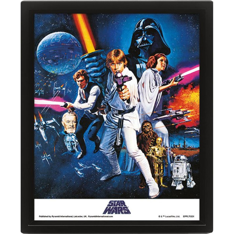 3D obraz Star Wars Nová naděje