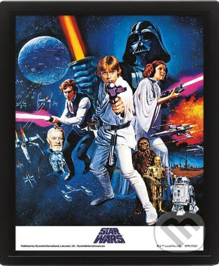 3D obraz Star Wars Nová naděje