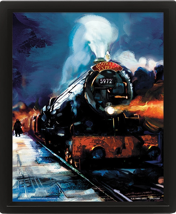 Harry Potter : Bradavický expres - 3D Obraz s rámem 3D Obraz (s rámem)