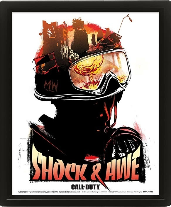 Call of Duty : Shock - 3D Obraz s rámem 3D Obraz (s rámem)