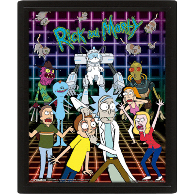 Obraz 3D Ricky a Morty