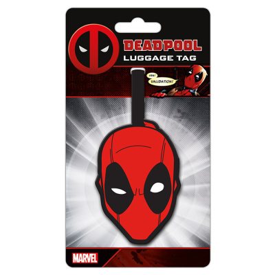 Visačka na zavazadlo Marvel|Deadpool: Head BD