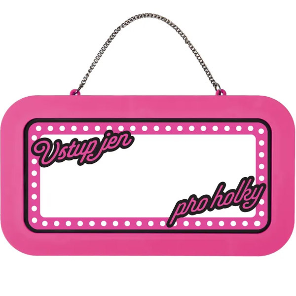 Neonová cedulka se jménem - Zuzana Albi