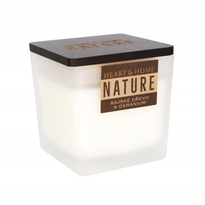 Velká svíčka - Jantarové dřevo a vetiver Albi