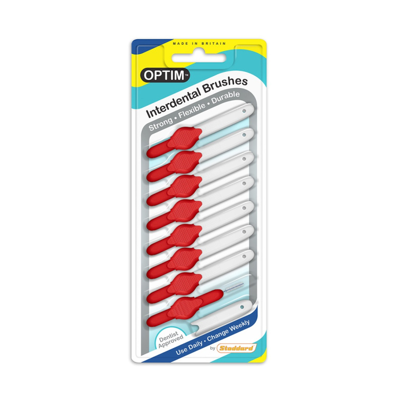 Stoddard mezizubní kartáček červený 0.45 mm 8 ks