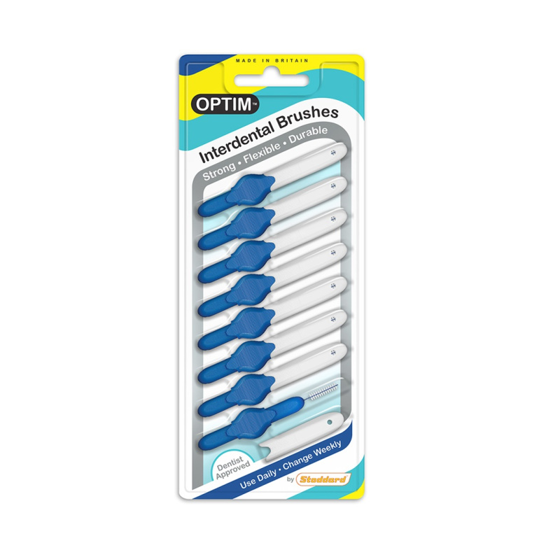 Stoddard mezizubní kartáček modrý 1.0mm 8 kusů