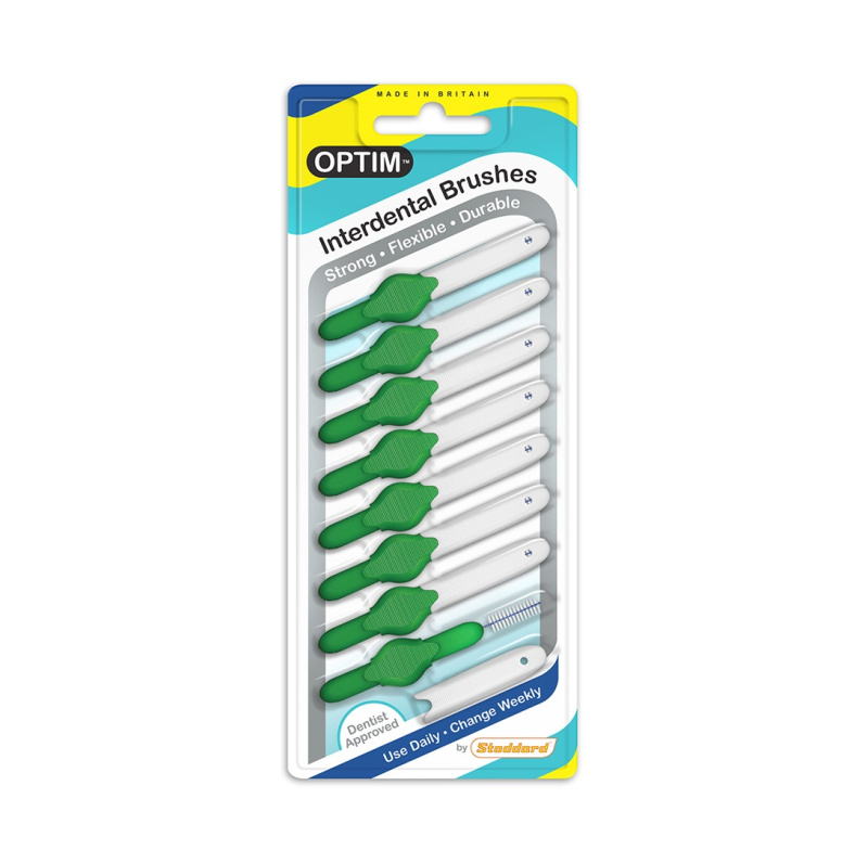 Stoddard Optim 1,4 mm mezizubní kartáček 8 ks zelený