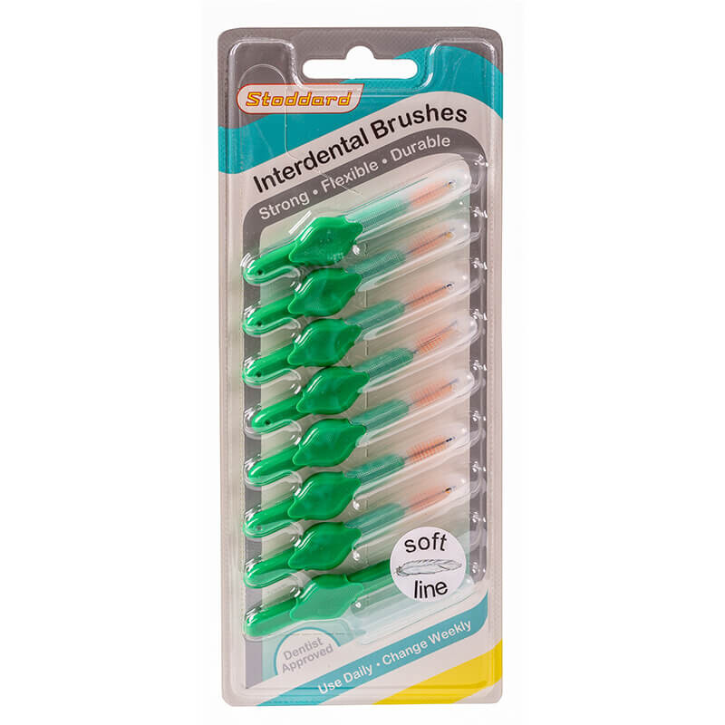 Stoddard Optim 1,4 mm mezizubní kartáček 8 ks zelený