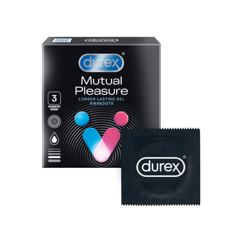 DUREX Prezervativ mutual pleasure 3 kusy