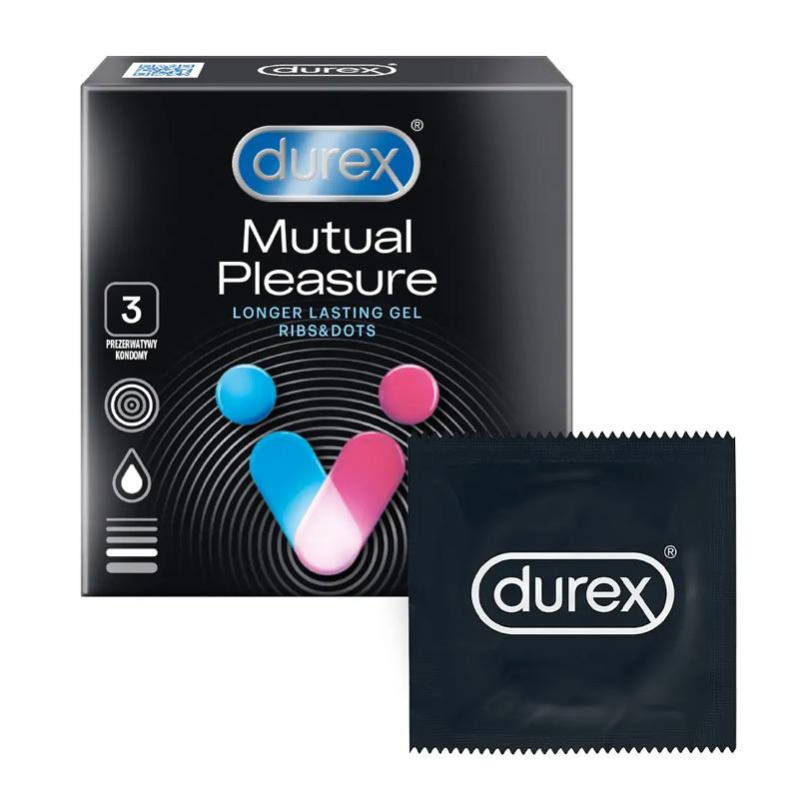 DUREX Prezervativ mutual pleasure 3 kusy