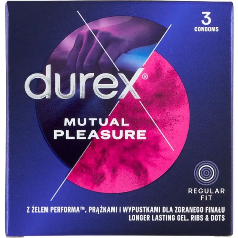 DUREX Prezervativ mutual pleasure 3 kusy