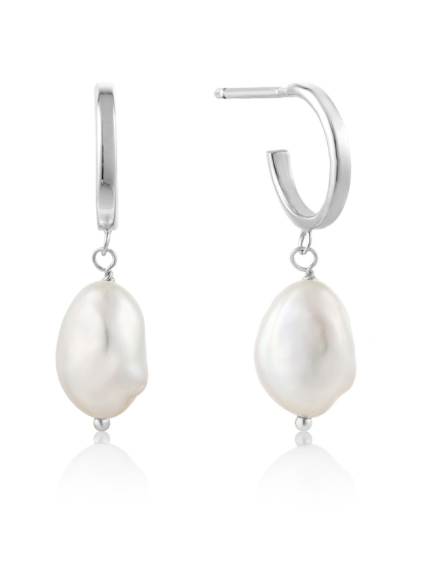 Ania Haie E019-02H Creoles - Pearl of Wisdom