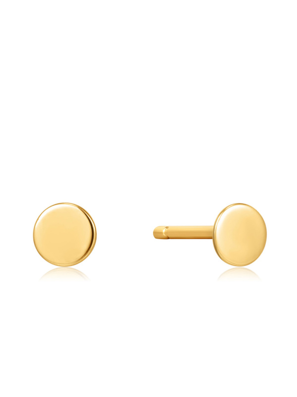 Ania Haie EAU001-04YG Earrings - Gold Disc