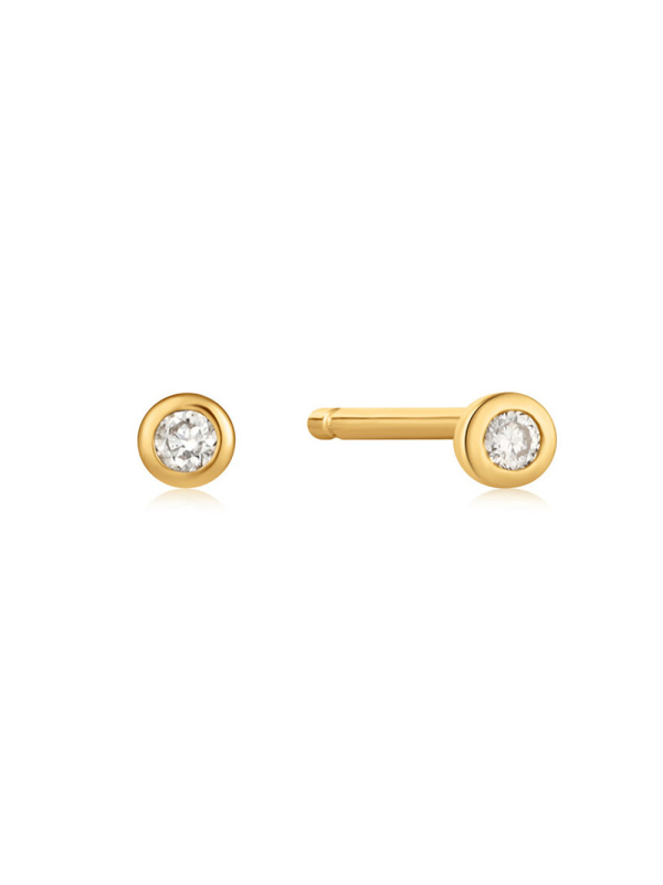 Ania Haie EAU001-24YG Earrings - Gold Bezel