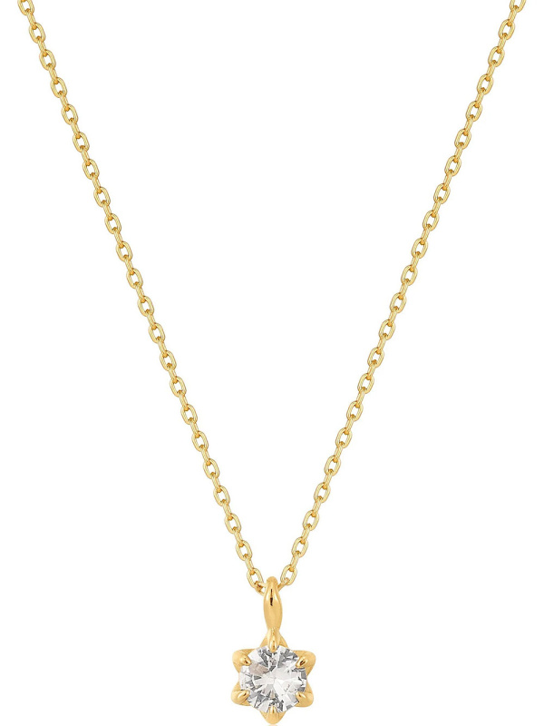 Ania Haie NAU006-01YG Ladies Necklace - White Sapphire