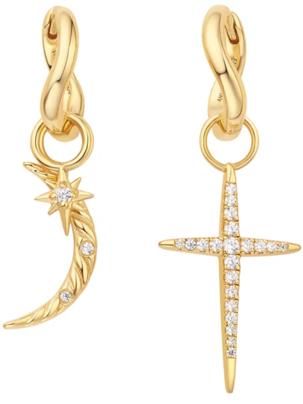 Ania Haie EST048-04 Hoop Earrings Cosmic + 3-Pendant Set